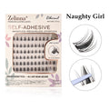 Zelinna Naughty Girl Glueless Lash Clusters | Spiky Wispy
