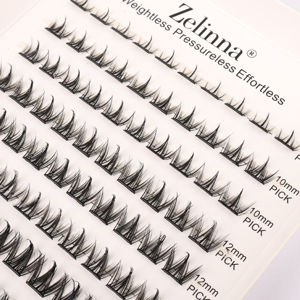 Zelinna Puppy Eyes Glueless Lash Clusters | Doll Eye Natural