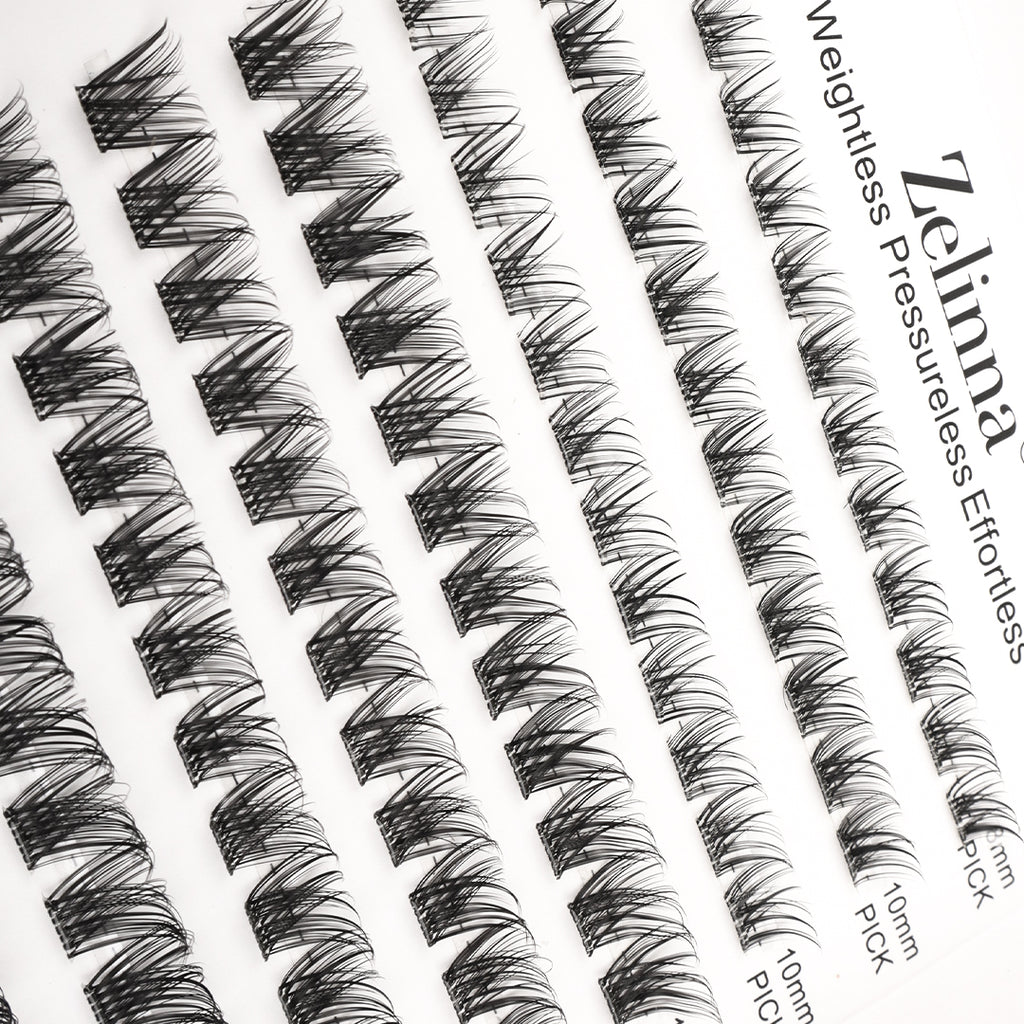 Zelinna Morning Dew Glueless Lash Clusters | Natural Lashes