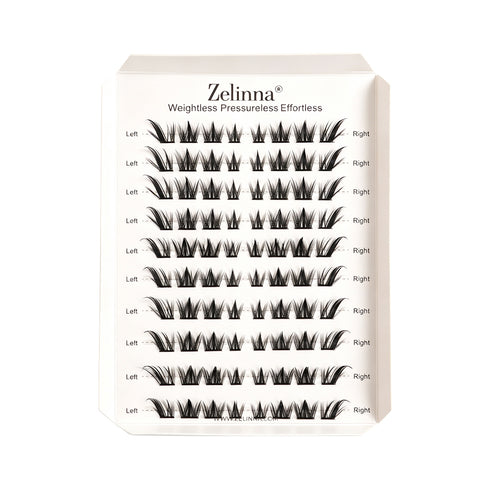 Zelinna Chic Fox Glueless Lash Clusters | Spiky Fox Eye