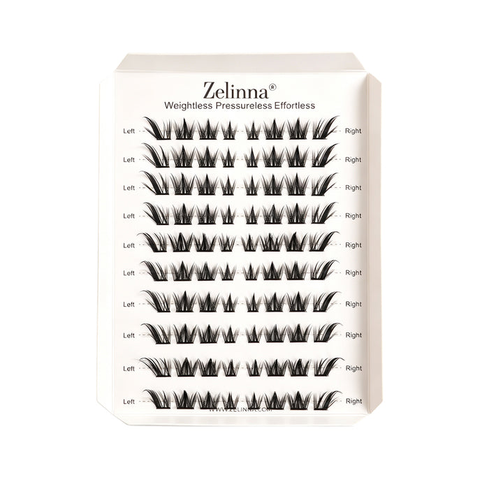 Zelinna Chic Fox Pre-Glued Lashes — Wispy fox-eye alternate view