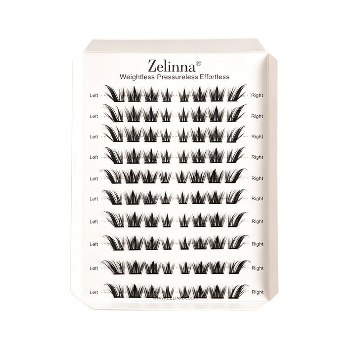 Zelinna Chic Fox Glueless Lash Clusters | Spiky Fox Eye