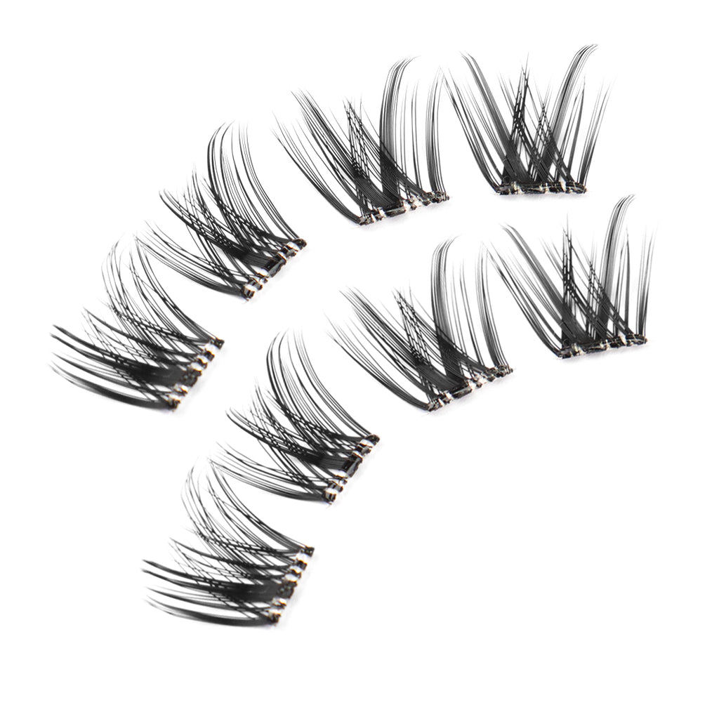 Zelinna Airy Whisp Glueless Lash Clusters | Natural Wispy