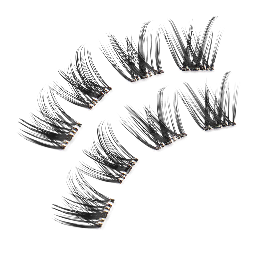 Zelinna Airy Whisp Glueless Lash Clusters | Natural Wispy