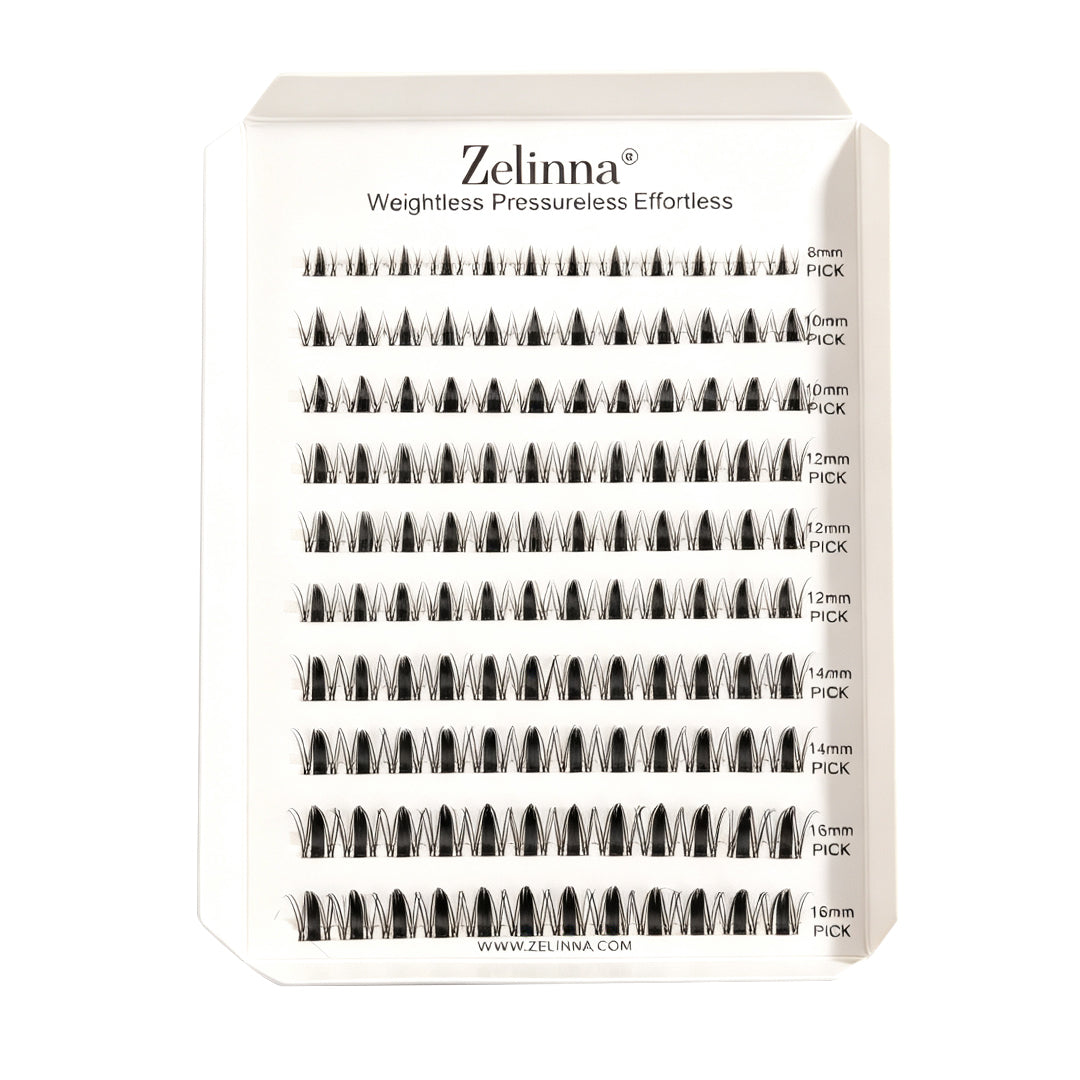Zelinna Naughty Girl Glueless Lash Clusters | Spiky Wispy