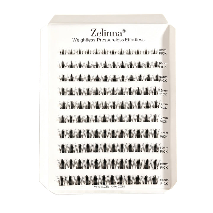 Zelinna Naughty Girl Glueless Lash Clusters | Spiky Wispy