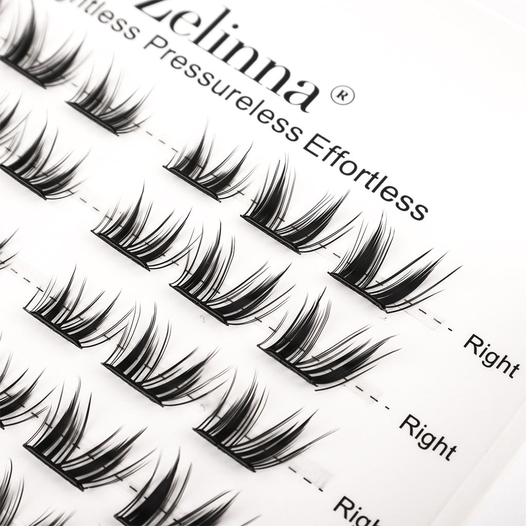 Zelinna Foxy Princess Glueless Lash Clusters | Spiky Wispy