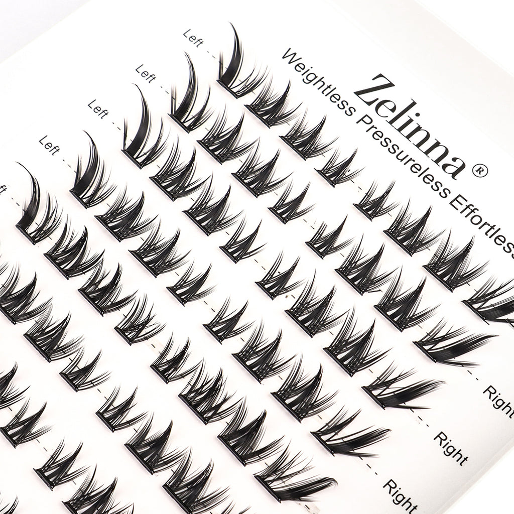 Zelinna Chic Fox Glueless Lash Clusters | Spiky Fox Eye