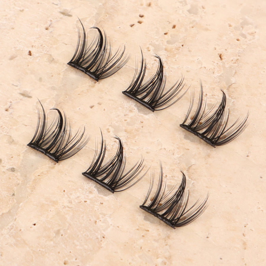 Zelinna Puppy Eyes Glueless Lash Clusters | Doll Eye Natural