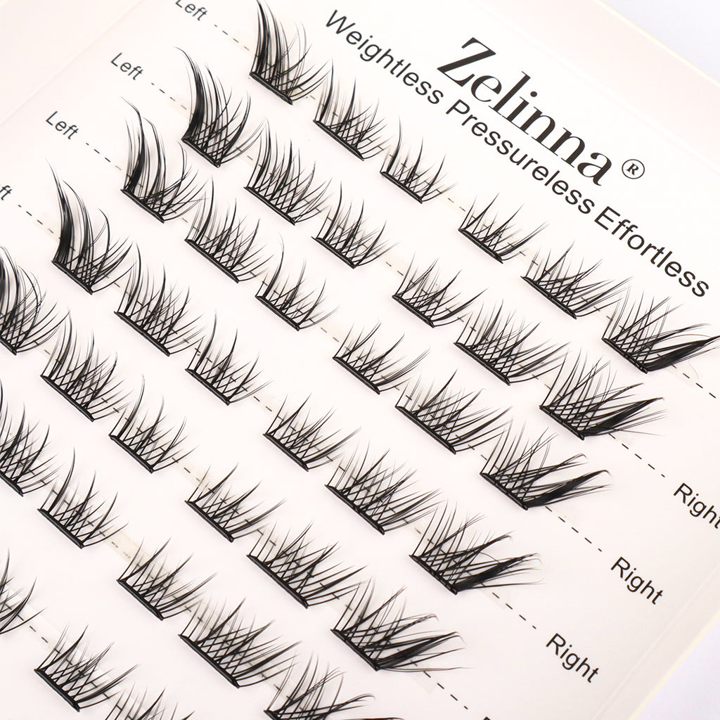Zelinna Foxy Queen Glueless Lash Clusters | Wispy Fox Eye