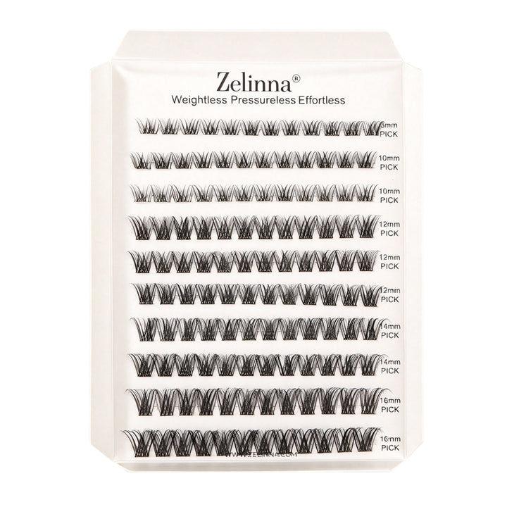 Zelinna Morning Dew Glueless Lash Clusters | Natural Lashes