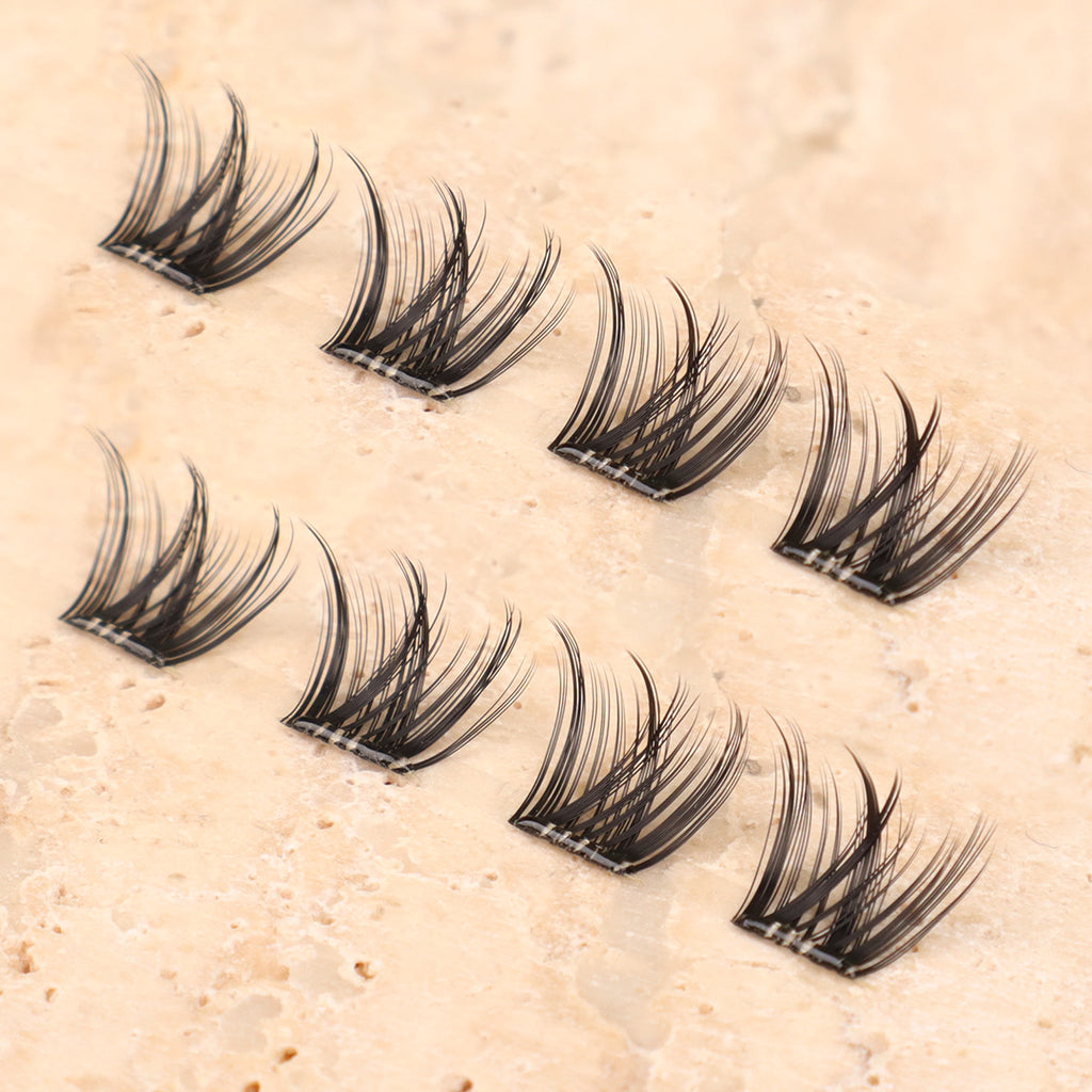Zelinna Whispy Fairy Glueless Lash Clusters | Wispy Volume