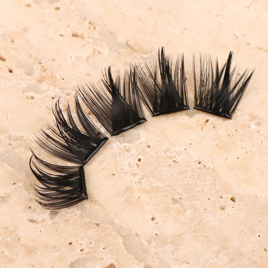 Zelinna Plush Aura Glueless Lash Clusters | Fluffy Volume