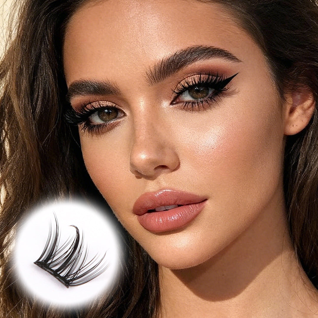 Zelinna Puppy Eyes Glueless Lash Clusters | Doll Eye Natural